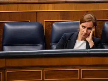 Mónica García en un Pleno del Congreso Mónica García en un Pleno del Congreso