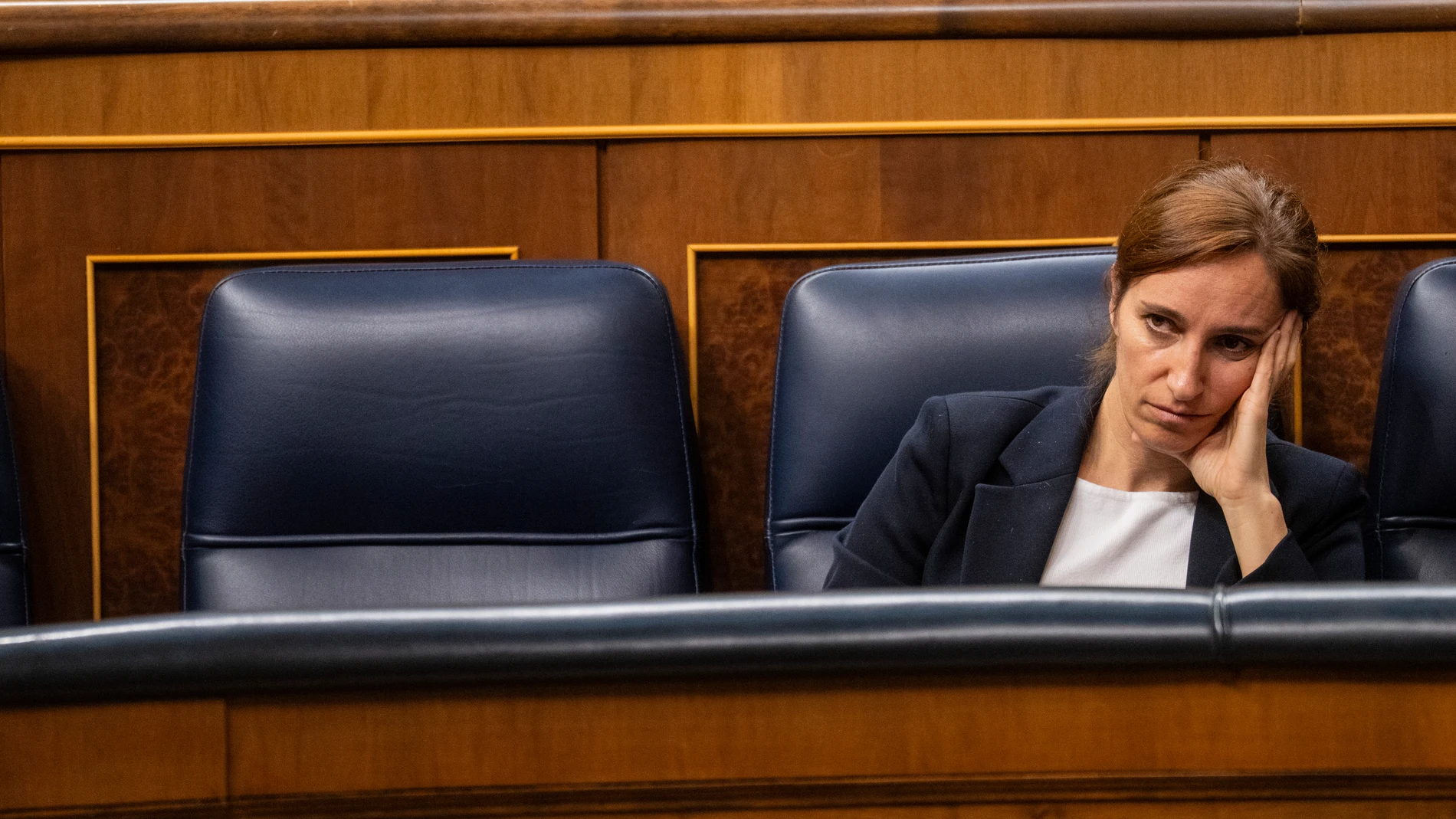 Mónica García en un Pleno del Congreso