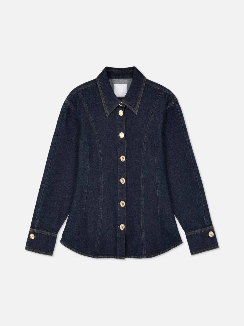 Camisa en denim de algodón de Paula Echevarría.