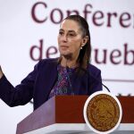 La presidenta de M&eacute;xico valora como un paso "muy importante" que Albares reconozca la "injusticia" del pasado colonial