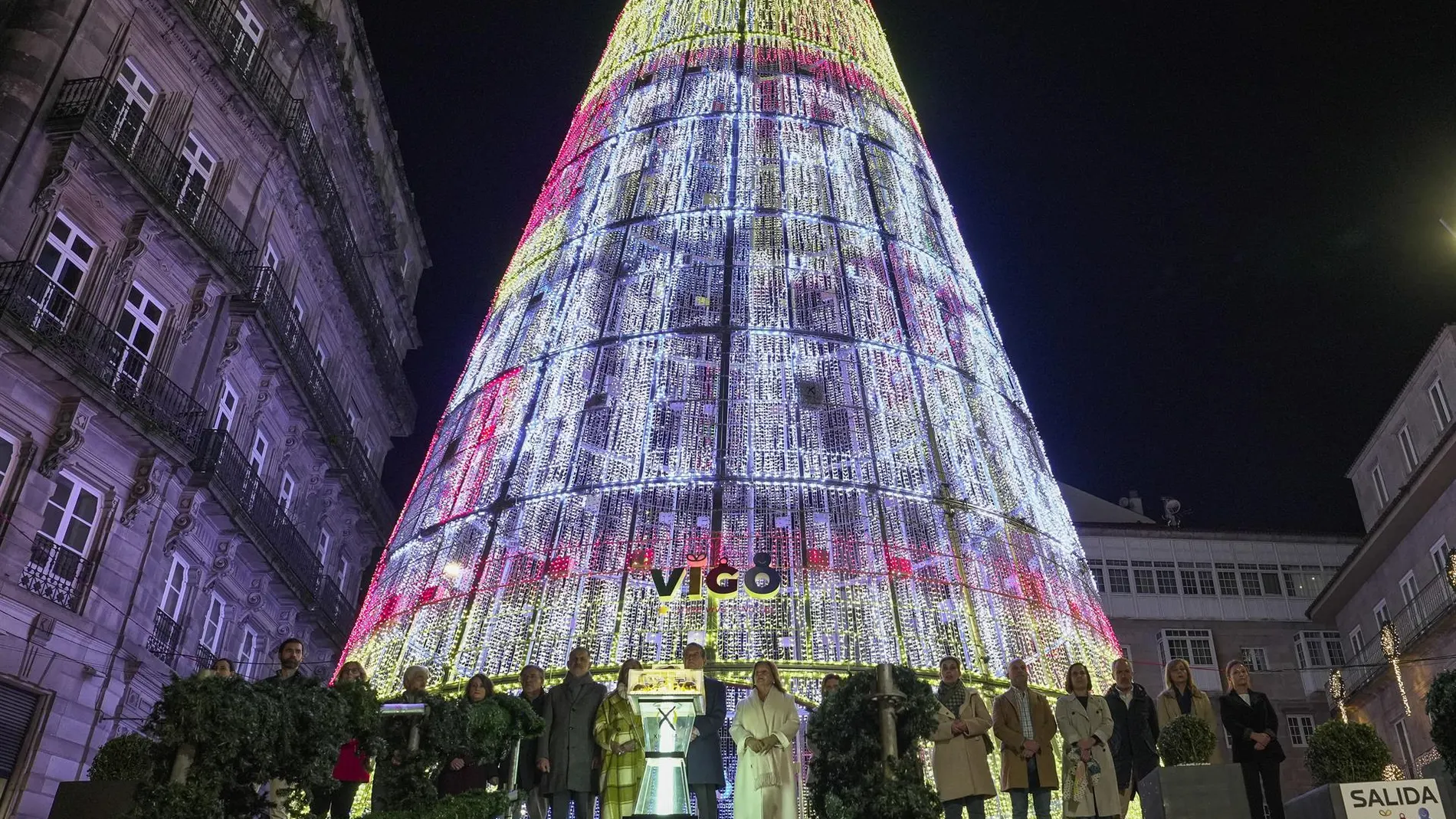 Imagen del encendido del año pasado.