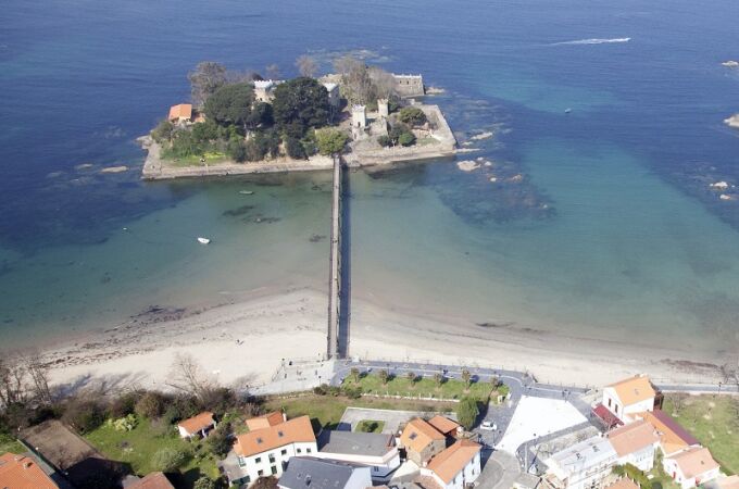 Vista aérea del Castillo.