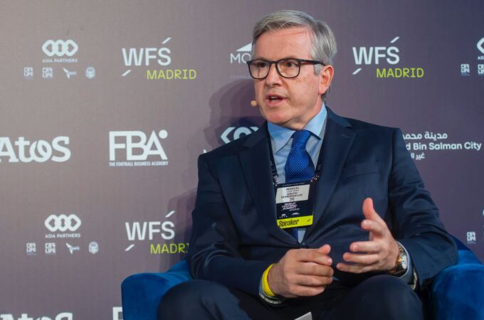 El doctor Manuel Leyes, en el World Football Summit