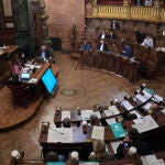 Pleno del Ayuntamiento de Barcelona.