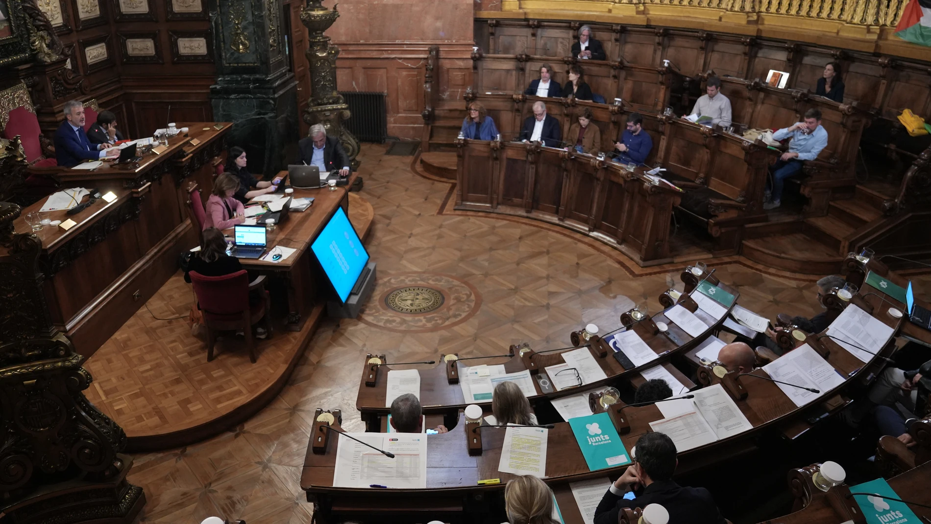 Pleno del Ayuntamiento de Barcelona. DAVID ZORRAKINO - EUROPA PRESS 31/10/2025