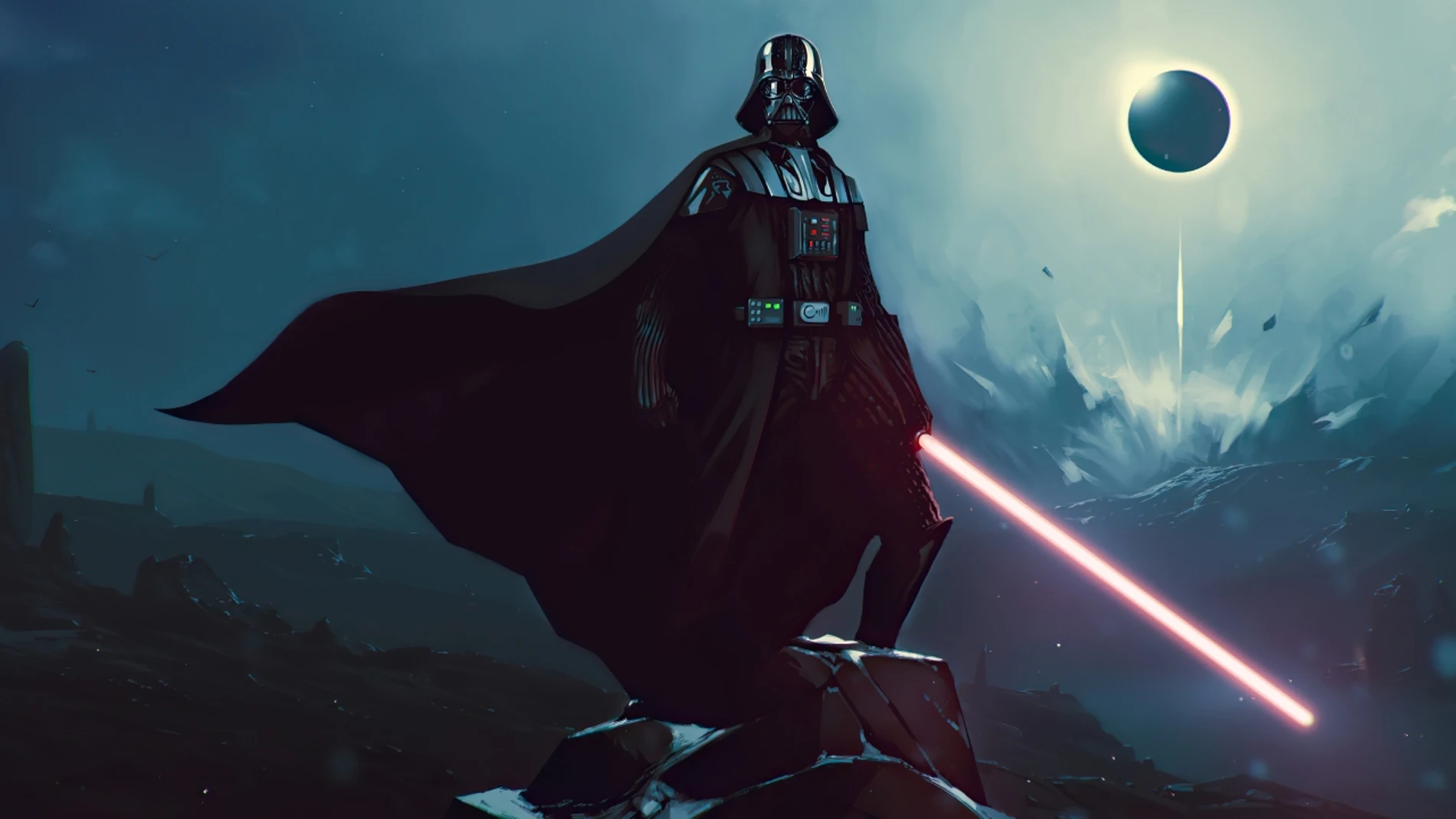 Antes conocido como Anakin Skywalker, Darth Vader fue un Jedi antes de sucumbir al Lado Oscuro de la Fuerza