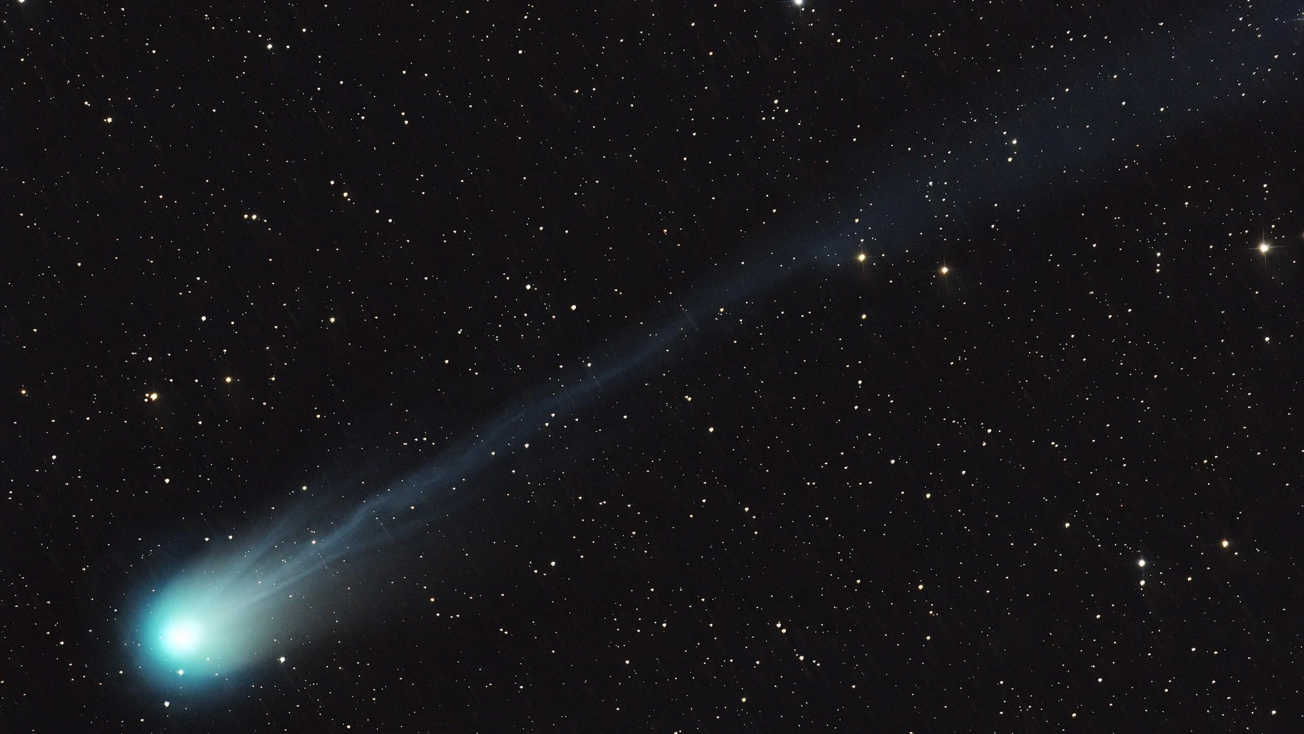 El cometa 12P/Pons-Brooks, fotografiado el 7 de marzo de 2024.