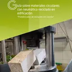 Portada de la Guía sobre materiales circulares con neumático reciclado en edificación, publicada por Signus