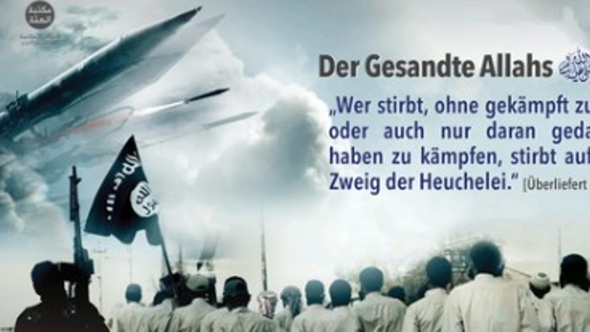 El Estado islámico difunde carteles en alemán en los que incita a la yihad