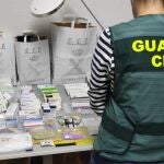 Medicamentos incautados por la Guardia Civil