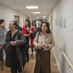 Visita al CSS de La Fuencisla de representantes de la Fundación Harriet y Esteban Vicente