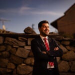 Sergio Yunquera, alcalde de El Boalo, Cerceda y Mataelpino, el pasado mes de abril. 