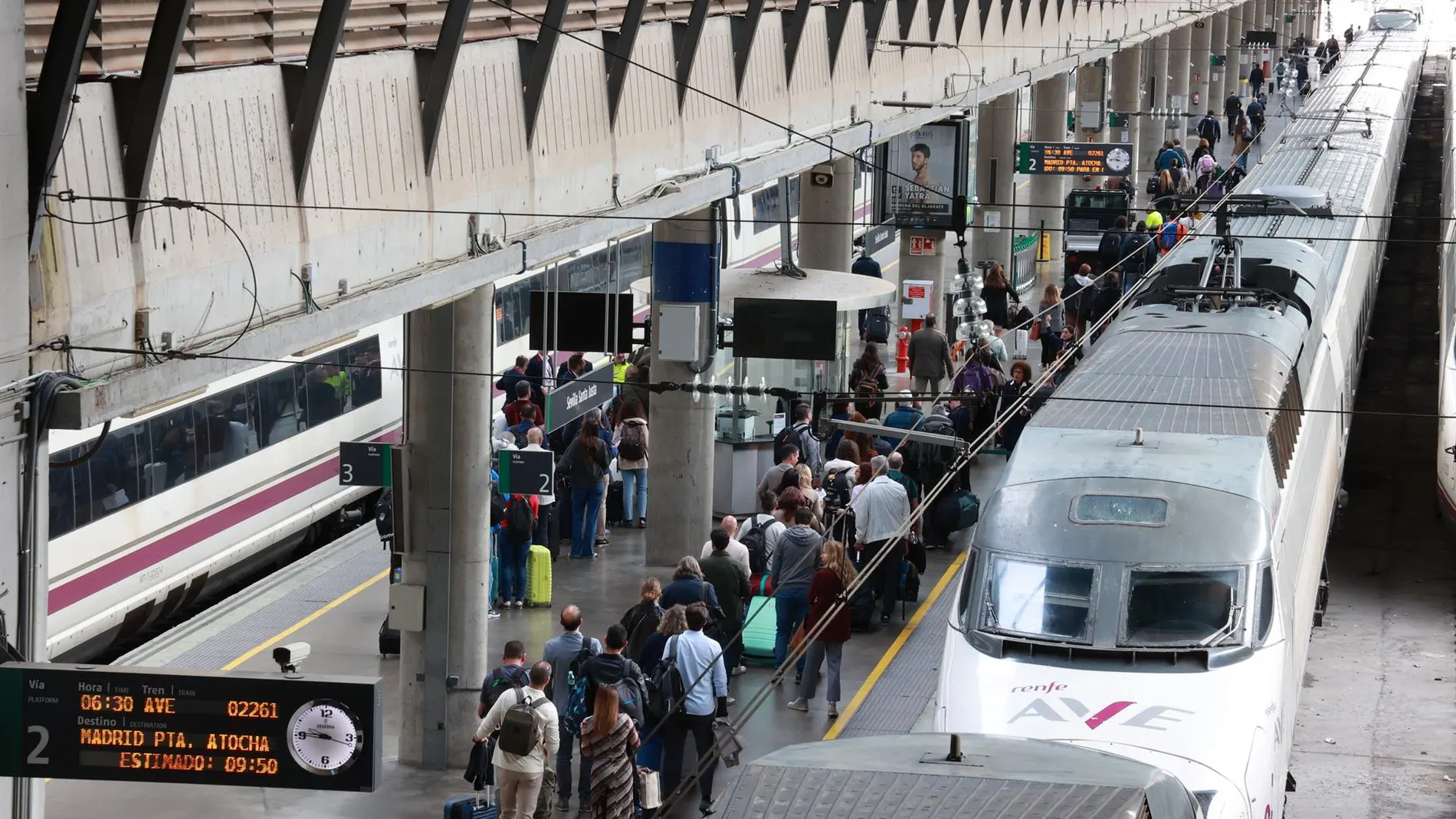 Renfe reanuda los trenes de Media Distancia entre Cádiz y Sevilla tras el temporal, aunque advierte de "retrasos"