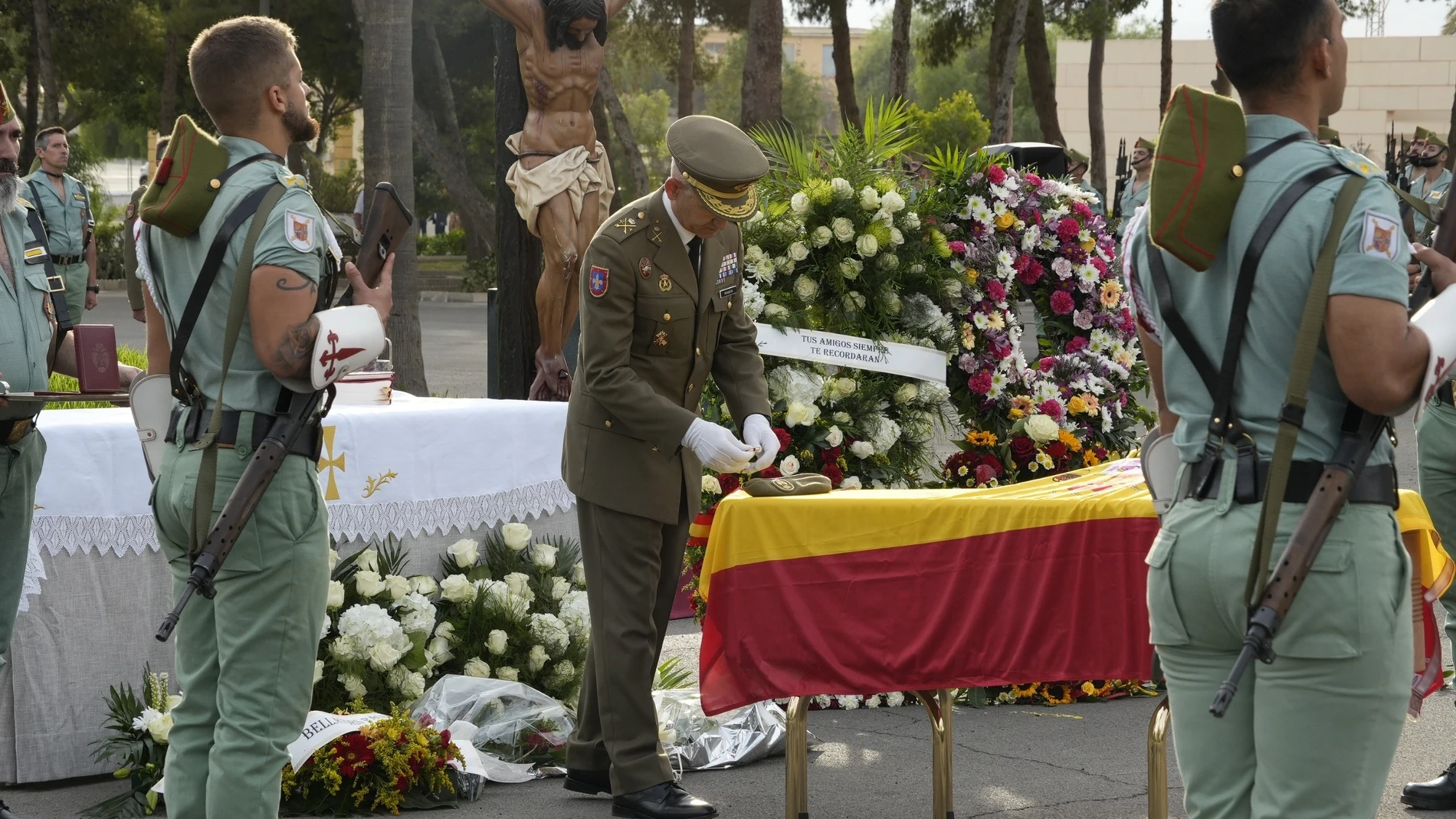 Funeral del soldado fallecido en Almería