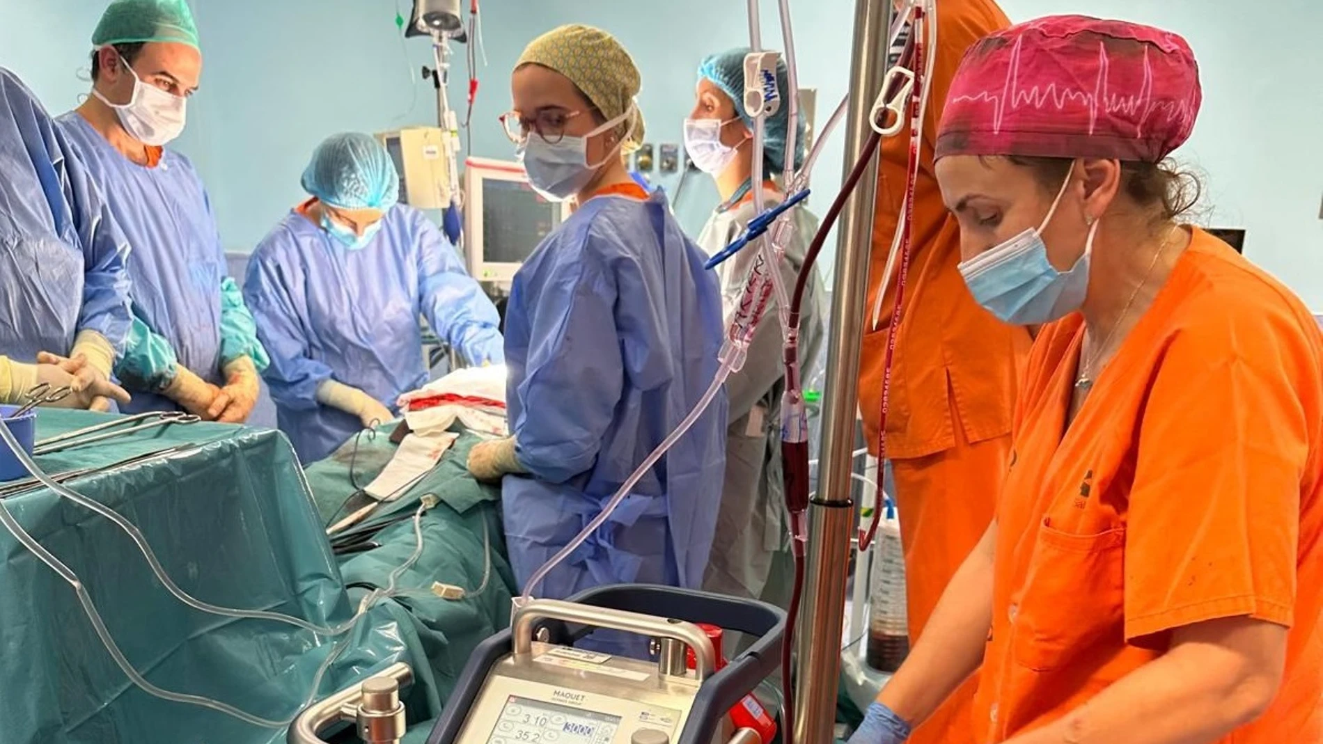 El Hospital público Universitario de Getafe de la Comunidad de Madrid realiza su primera donación cardiaca en asistolia controlada REMITIDA / HANDOUT por COMUNIDAD DE MADRID Fotografía remitida a medios de comunicación exclusivamente para ilustrar la noticia a la que hace referencia la imagen, y citando la procedencia de la imagen en la firma 01/11/2025