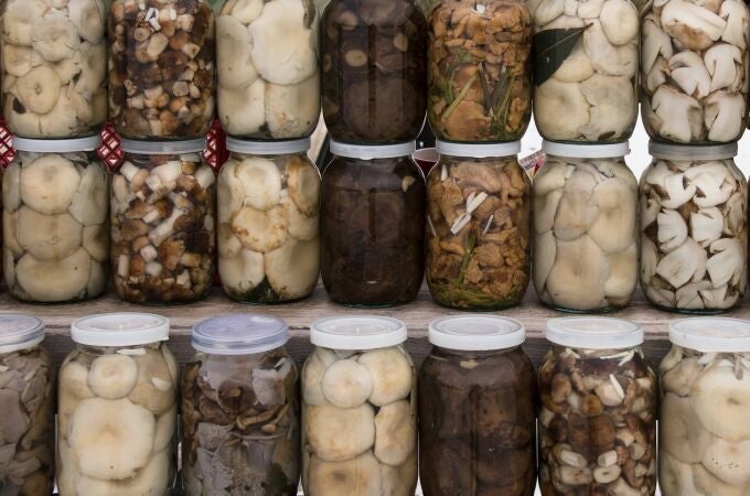 Setas en conserva Setas en conserva