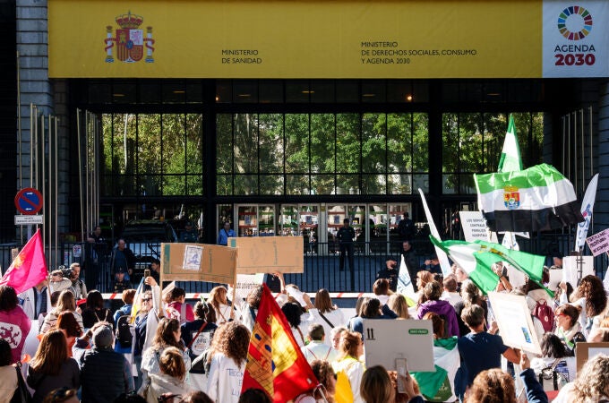 Técnicos Superiores Sanitarios se manifiestan en Madrid