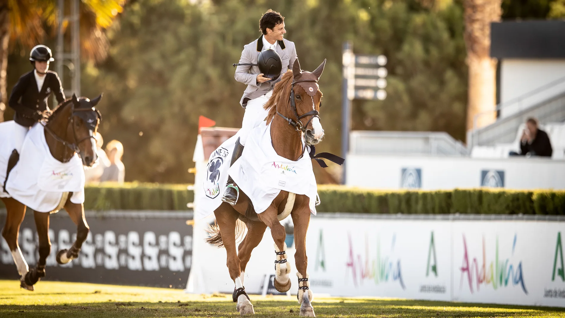 Pedro Veniss fue descalificado en los Juegos de París por una traza mínima de sangre en su caballo