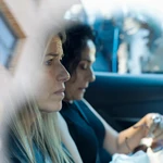 La periodista Maribel Vilaplana sale del juzgado de Catarroja tras testificar por el 29-O