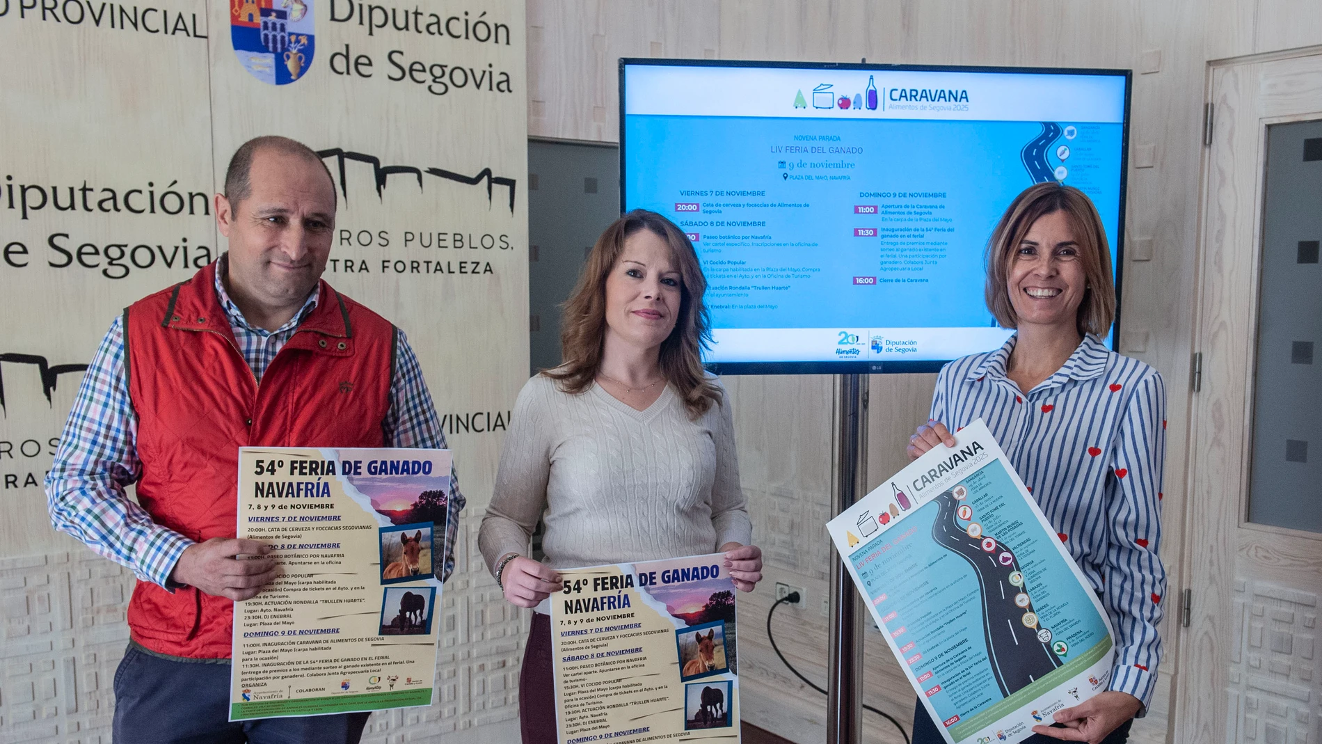 Presentación de la novena parada de la Caravana de Alimentos de Segovia en Navafría