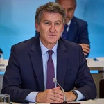 Alberto Nuñez Feijóo preside el Comite Ejecutivo Nacional del PP. El líder de la oposición preside el Comité N
