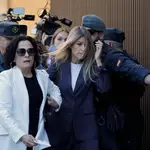 Maribel Vilaplana a su llegada a los juzgados
