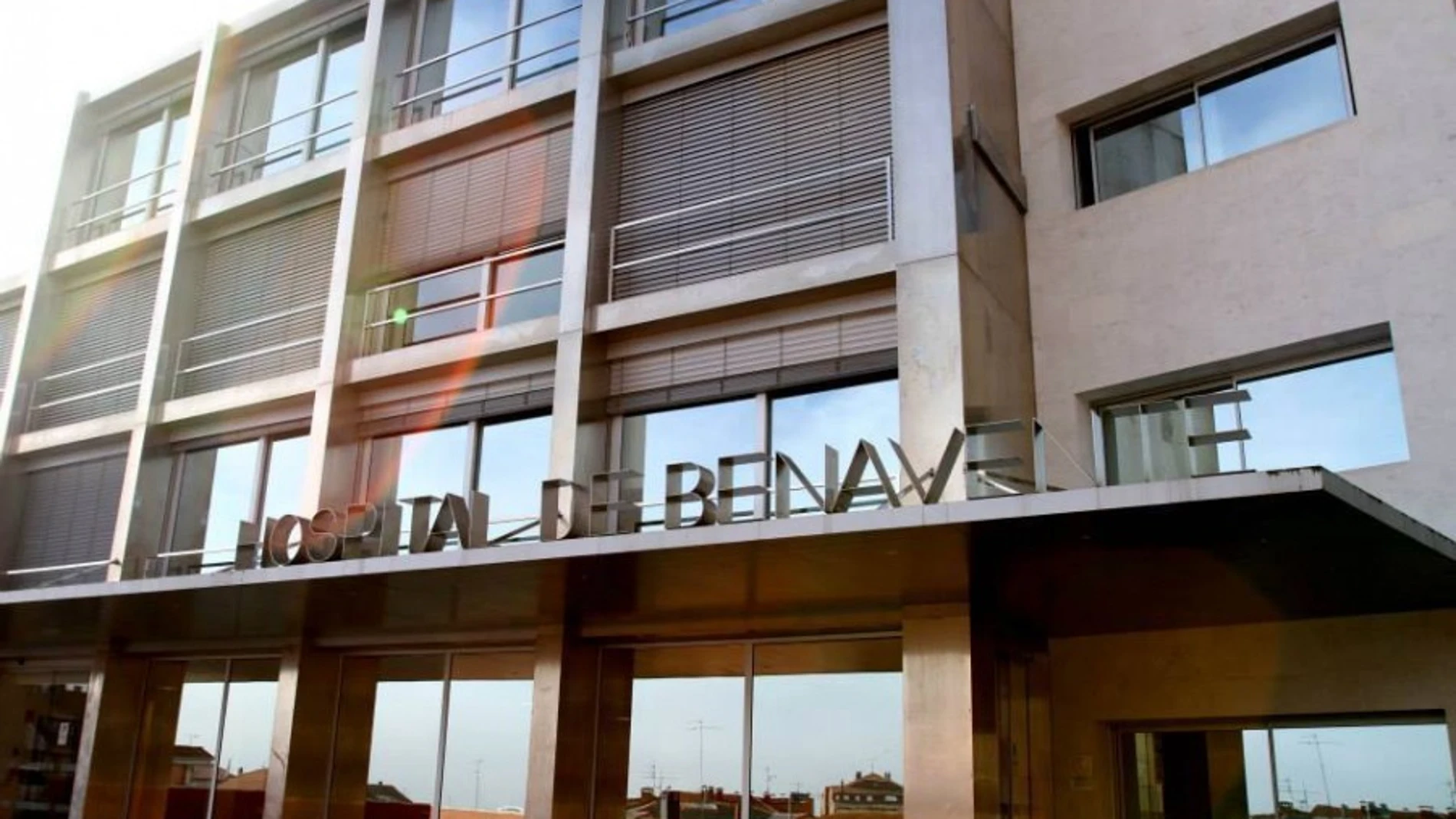 Hospital de Benavente donde fue trasladado el herido