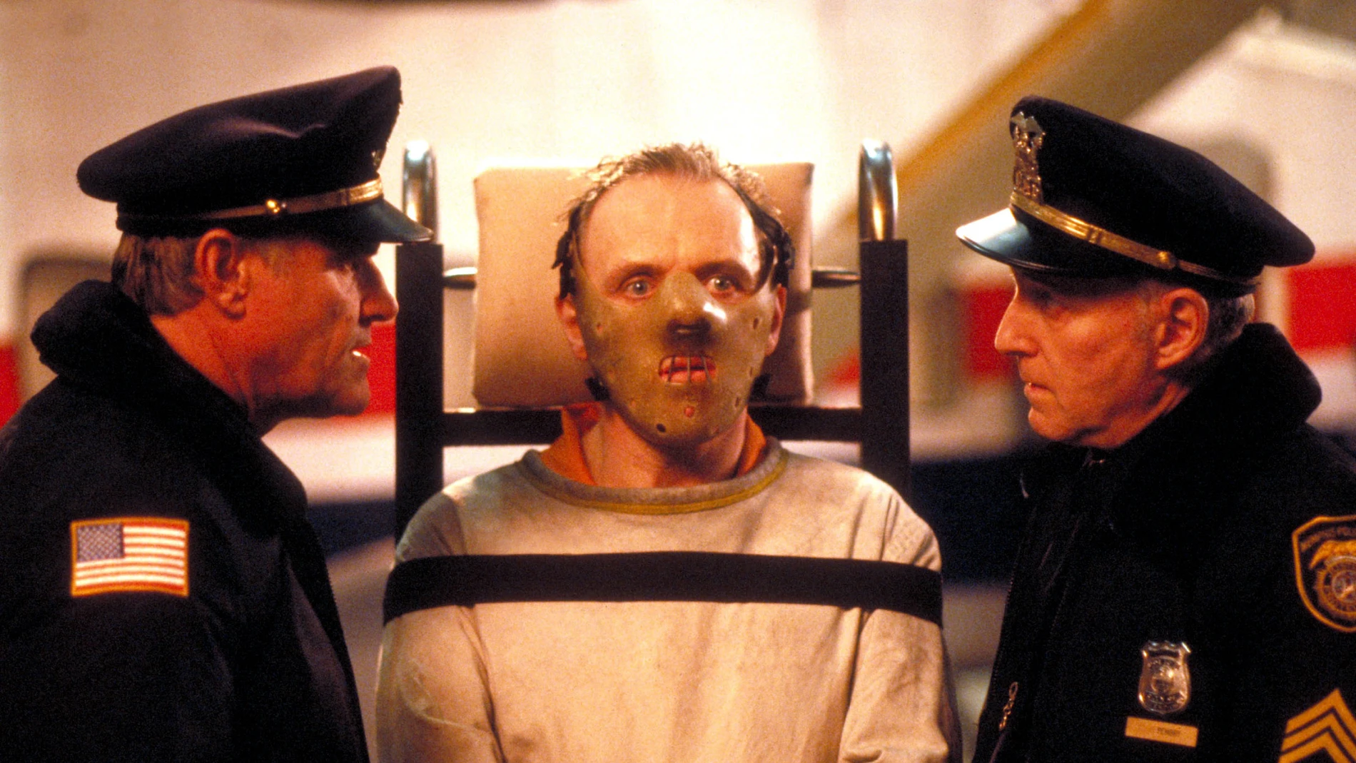 Anthony Hopkins en "El silencio de los corderos"