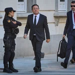 El fiscal general del Estado, Álvaro García Ortiz, llega al Tribunal Supremo al inicio del juicio contra él