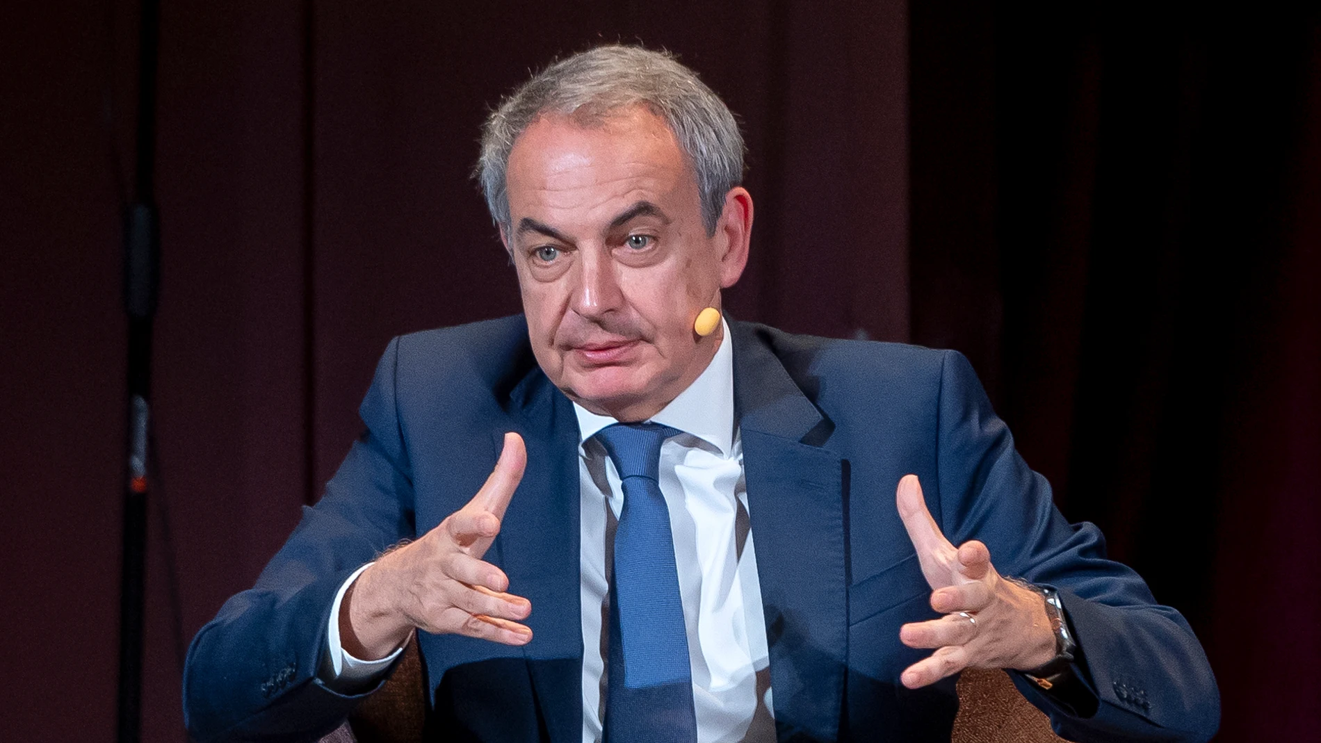 El expresidente del Gobierno José Luis Rodríguez Zapatero participa en ‘Los Desayunos del Ateneo’, en el Ateneo de Madrid, a 3 de noviembre de 2025, en Madrid (España). 03 NOVIEMBRE 2025 Alberto Ortega / Europa Press 03/11/2025