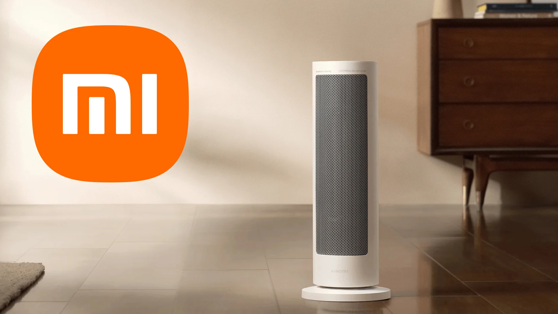 El nuevo Xiaomi Smart Graphene Heater apuesta por un diseño en tonos blancos y grises