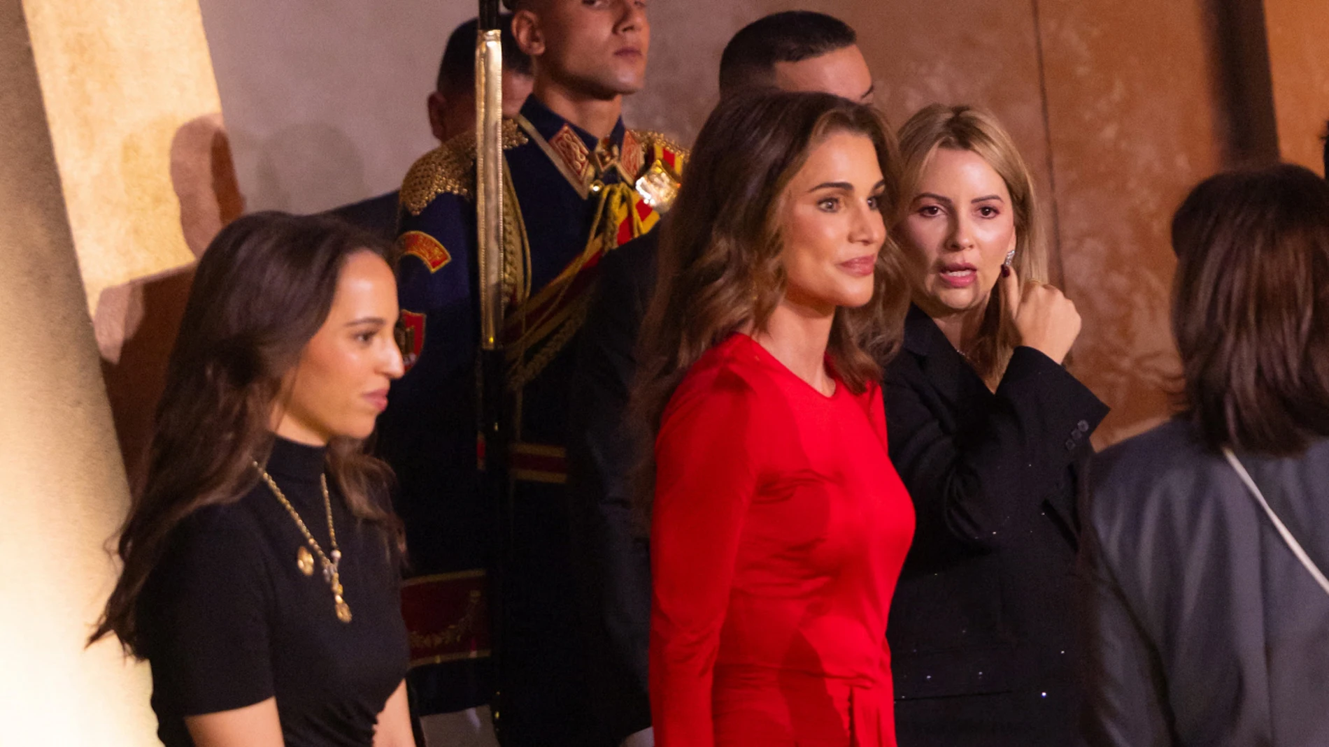 Rania de Jordania y su hija.