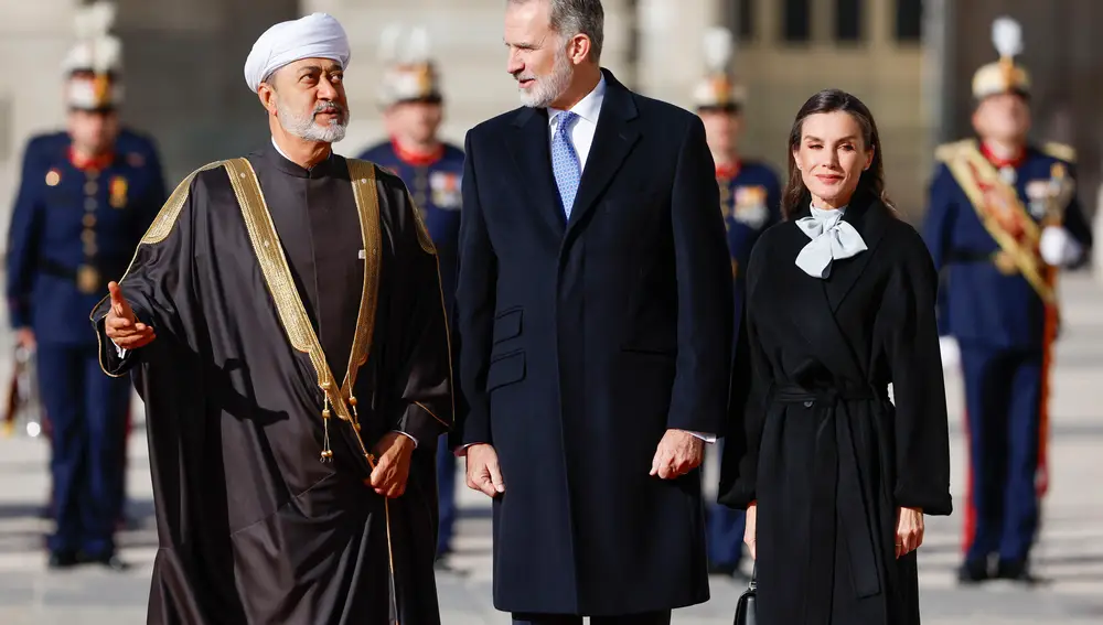 Recepción de los Reyes al sultán de Omán, Haitham bin Tariq Al Said.