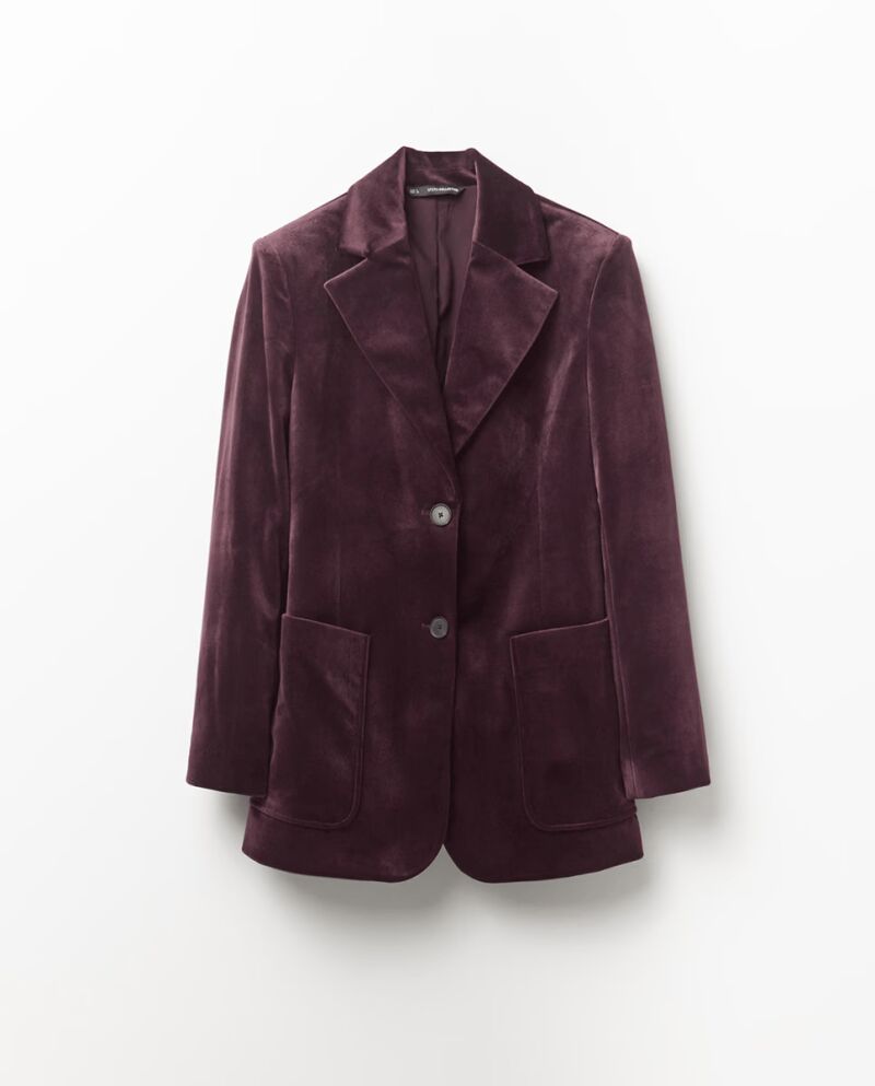 Chaqueta traje velvetón.