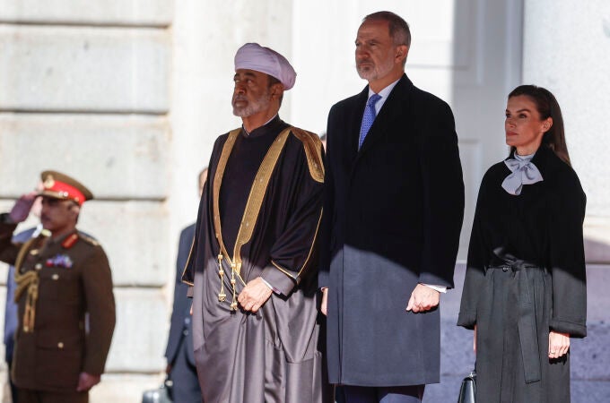 Recepción de los Reyes al sultán de Omán, Haitham bin Tariq Al Said.