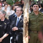 Funeral del difunto coronel israelí Asaf Hamami en Tel Aviv