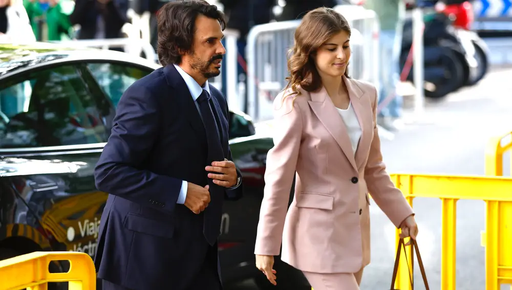 Alberto González Amador a su llegada al Tribunal Supremo.