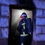 MADRID.-Sucesos.- Controlado un incendio sin heridos originado en la chimenea de una vivienda en Bustarviejo (Madrid)