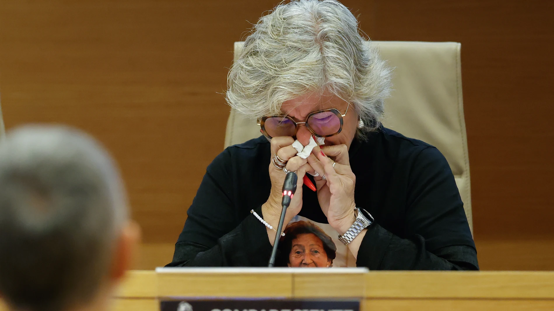 María del Carmen Gil Sánchez durante una comparecencia en el Congreso de los Diputados ante la comisión de investigación sobre la gestión de la crisis derivada de la dana que tuvo lugar el 29 de octubre de 2024, a 4 de noviembre de 2025, en Madrid (España). 04 NOVIEMBRE 2025 Alejandro Martínez Vélez / Europa Press 04/11/2025