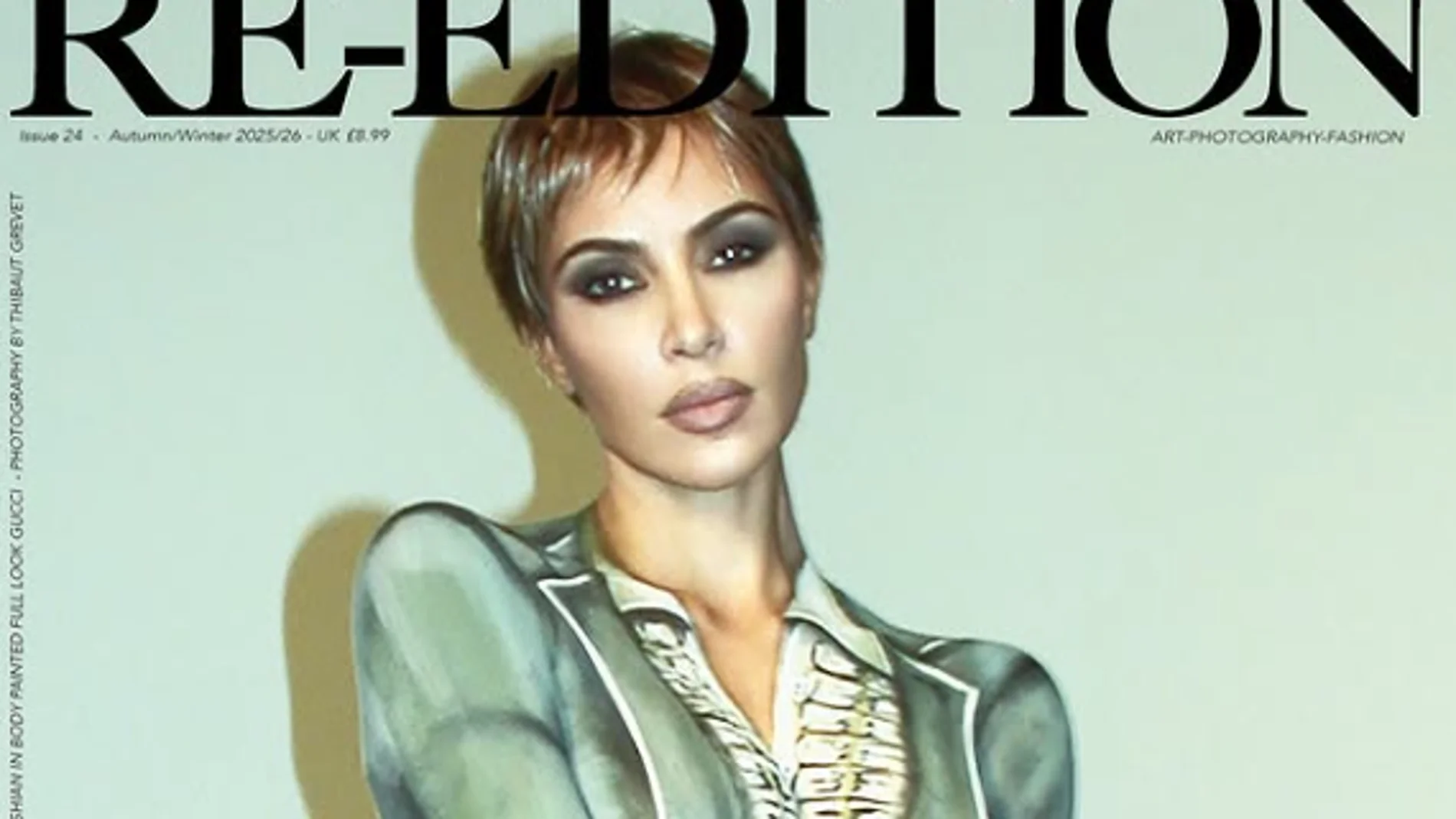 Portada de la revista Re-Edition protagonizada por Kim Kardashian