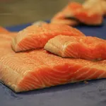 Salmón noruego fresco
