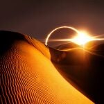 Fase de un eclipse solar, algunas son más dañinas que otras para la salud ocular