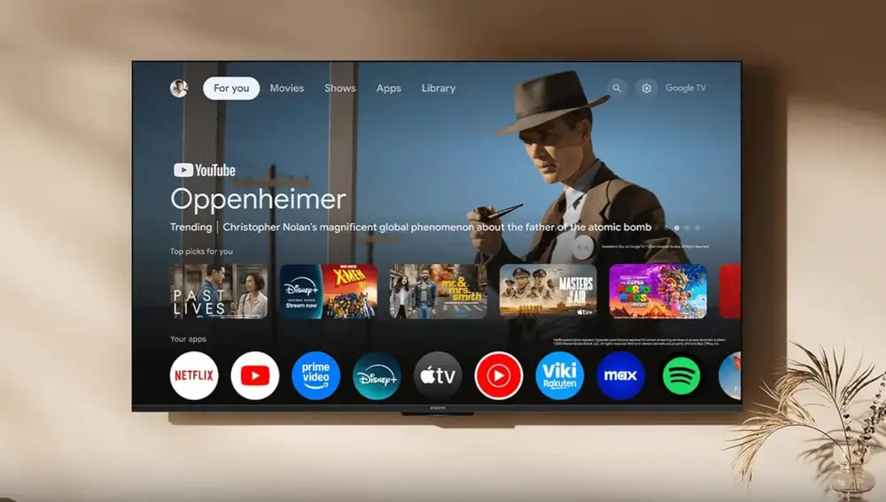 Google TV tiene una interfaz muy intuitiva