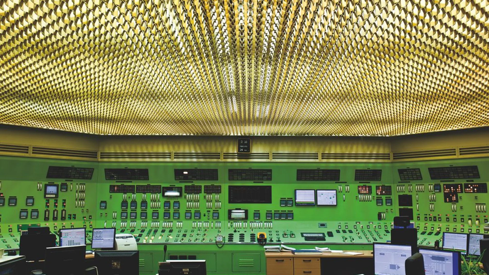 Sala de control de la central nuclear de Almaraz