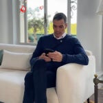 El presidente del Gobierno, Pedro Sánchez, en uno de sus vídeos de TikTok.