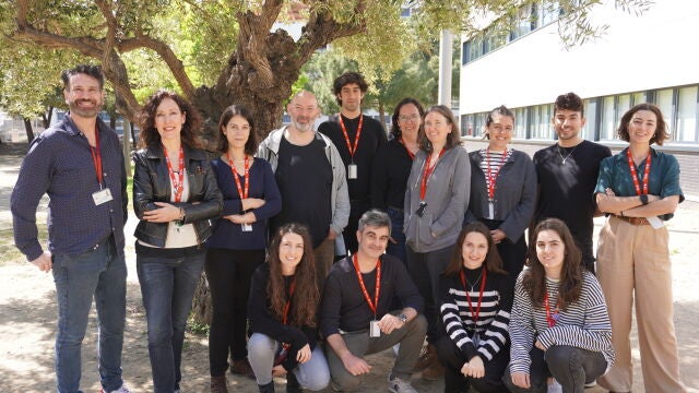 La doctora Aurora Pujol y su equipos, que han participado en la investigación