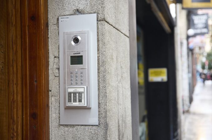 Telefonillo de un bloque de viviendas Telefonillo de un bloque de viviendas