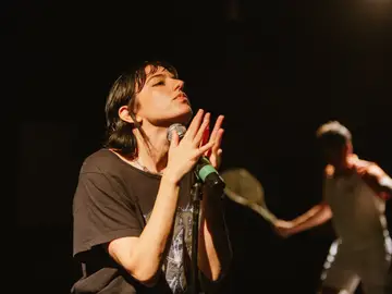 Marina Salas durante uno de los ensayos de 'El entusiasmo', de Remón Marina Salas durante uno de los ensayos de 'El entusiasmo', de Remón