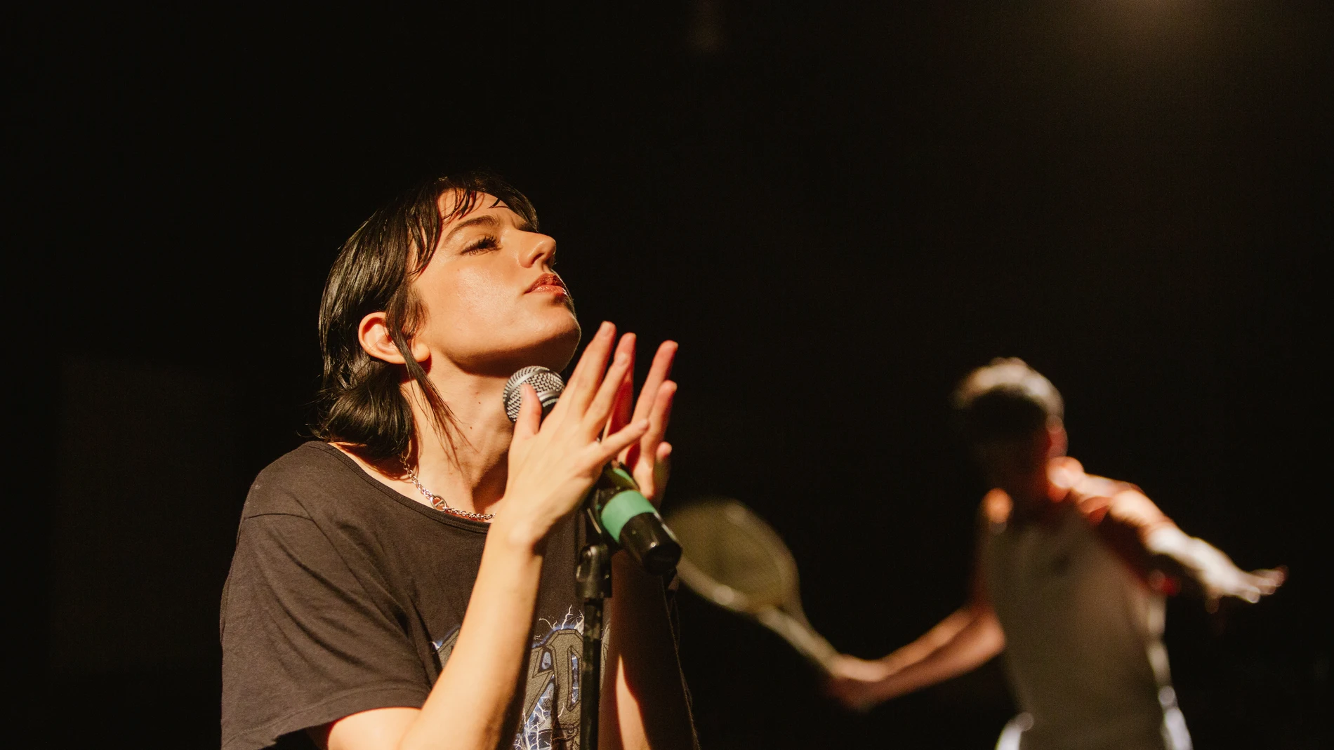 Marina Salas durante uno de los ensayos de 'El entusiasmo', de Remón