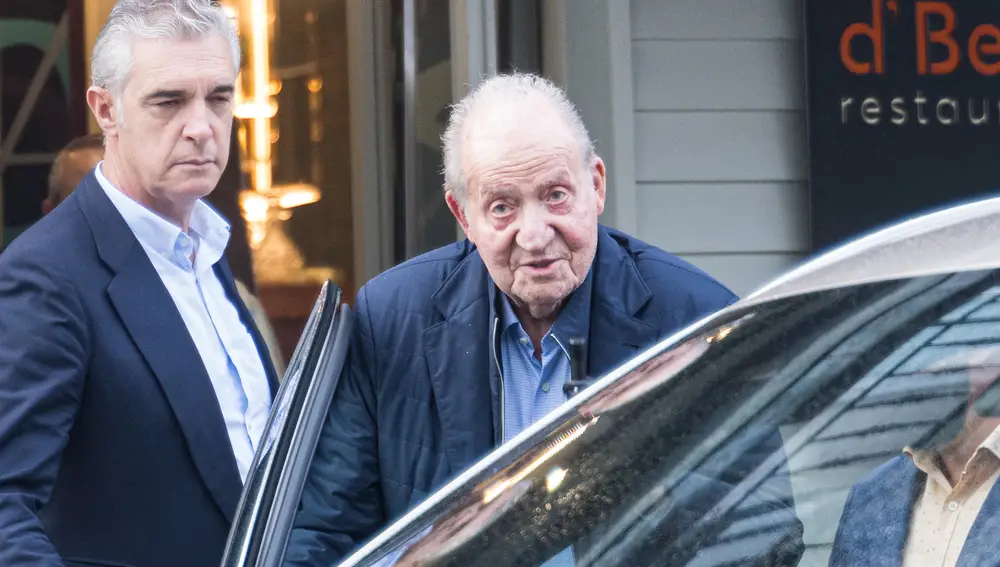 El Rey emérito Juan Carlos I en O Grove